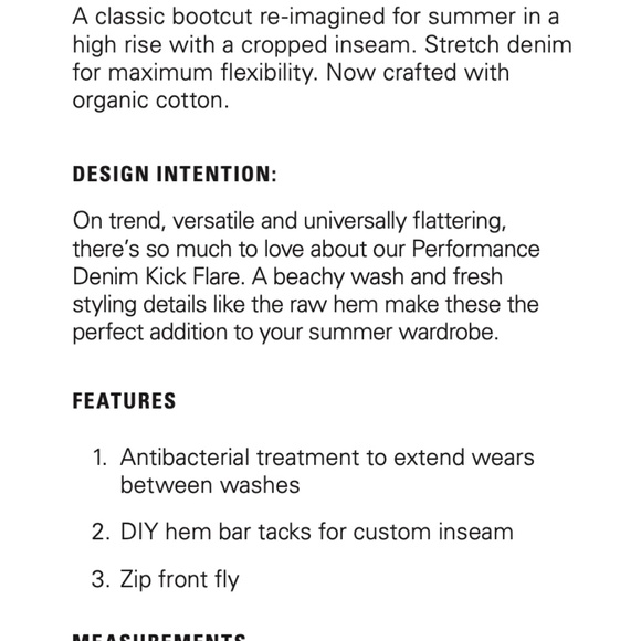 NWT DUER Womens Kick Flare Denim Pant in Beach Blue - Picture 12 of 14